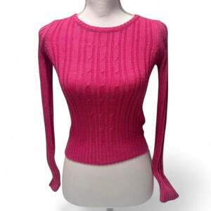 Pink Knitted Casual minimalist chic basics size XS